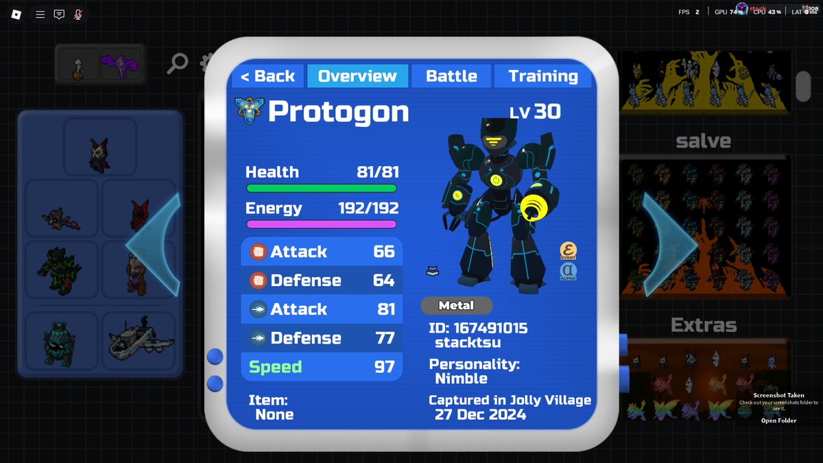 stacktsu0's tweet image. #LoomianLegacy Has anyone else noticed that loomian sizes are backwards rn? idk when it started but I noticed it earlier today. This applies in the overworld not just the viewport. (no I didn&apos;t zoom you can check your own boxes if u don&apos;t believe me)