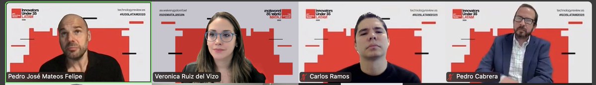 VeroRuizdelVizo's tweet photo. Muy honrada de ser embajadora de MIT Innovators Under 35 LATAM @MIT
Una generación de emprendedores que usa la ciencia y la tecnología para resolver los desafíos sociales y medioambientales más urgentes.
@techreview - @techreview_es
#IU35 #MITTR https://t.co/ncEsSbdLET