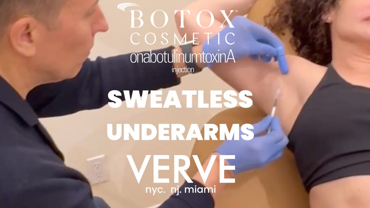 VerveCosmetics's tweet photo. MONDAY JUNE 30 ONLY. VERVE NYC - 4th of July Special. BOTOX FOR UNDERARM SWEAT ELIMINATION ONLY $10/UNIT.  
Call 212.888.3003 today to reserve your spot at our VERVE NYC location. Stay fresh, dry and confident all holiday long! https://t.co/6hOq3UQ4WP