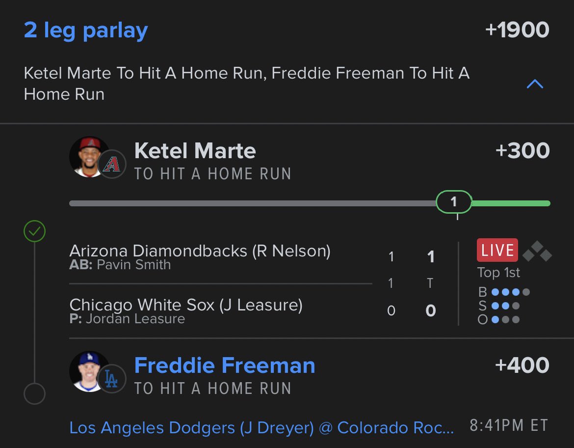 Ketel Marte ✅

If Freddie comes through I’ll giveaway $200 to someone that retweets and likes this post 💥