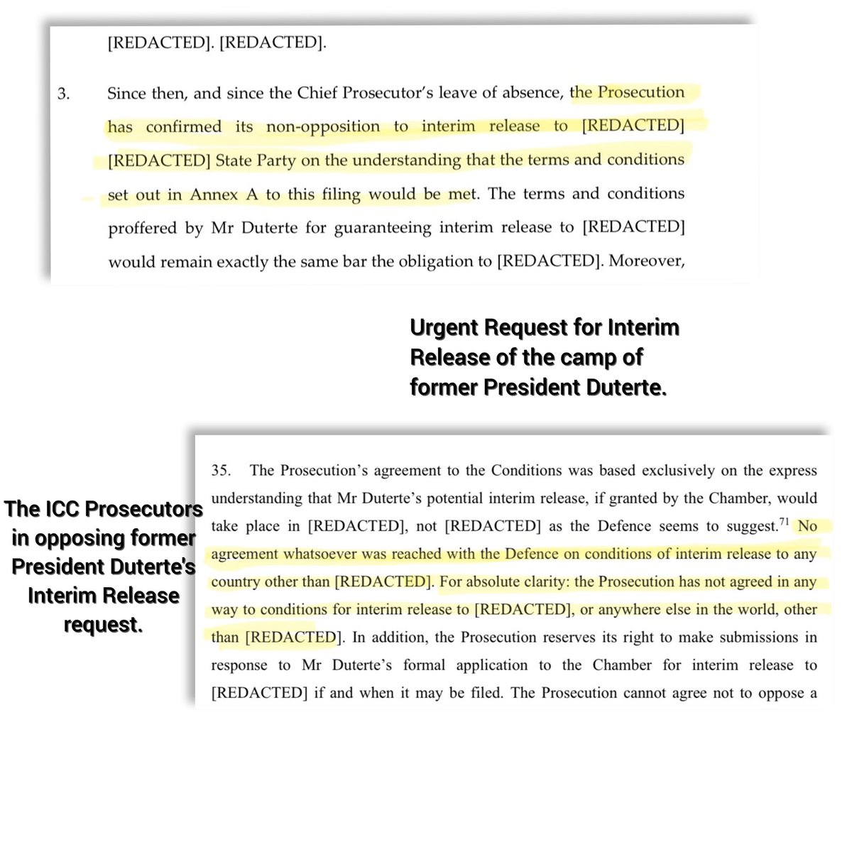 Urgent request for Interim Release of ex-Pres. Rodrigo Duterte vs. Opposition from the ICC Prosecutors. 
STORY: newsinfo.inquirer.net/2074118/icc-pr… <a href="/inquirerdotnet/">Inquirer</a>