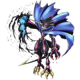 NoponDigi's tweet photo. Digimon lore posting: Gulusgammamon:

A Dragonkin Digimon, digivolved when the evil heart within Gammamon is released. It's only interested in fighting. If it grabs an enemy that comes into sight, its attack won't stop until it kills the enemy. https://t.co/1Df4sQGu6a