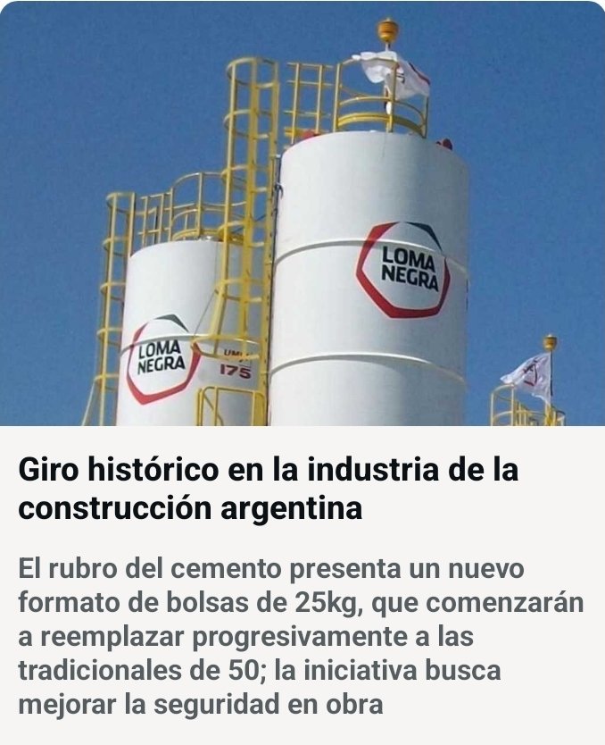 Andy_c_Spinelli's tweet image. Venimos tan fuerte creciendo en Argentina que achicamos las bolsas de 50kg de cemento a 25kg.
#standalone bulgaria explota de envidia.