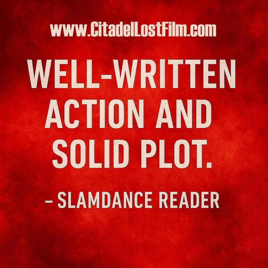 CitadelLostFilm's tweet photo. Huge thanks to @slamdance for taking the time to read Citadel Lost and for the thoughtful feedback. 🙏 Grateful to hear it described as “well-written action and solid plot.” That means a lot. We're pushing forward with everything we've got — from the page to the screen.

To read more, see more, and join the journey:
🌐 https://t.co/xgO5226kmn

#CitadelLost #Slamdance #ScreenwriterLife #FilmFestivalCircuit #ThankYouSlamdance #Slamdance2025 #ScreenplayCompetition #ScreenplayLove #IndieFilm #ScreenwriterGrind #WritersOfInstagram #ScreenwritersLife #FilmmakerJourney #ActionDrama #PsychologicalThriller #WGARegistered #IndieFilmmaker #FestivalRun #GratefulHeart #IndependentFilm #ScriptToScreen #MovieMakingMagic #CinemaGoals #WriterDirector #FilmLife #FilmmakersWorld #WritingWins #CreativeProcess #NextDraft #ArtOfStorytelling
