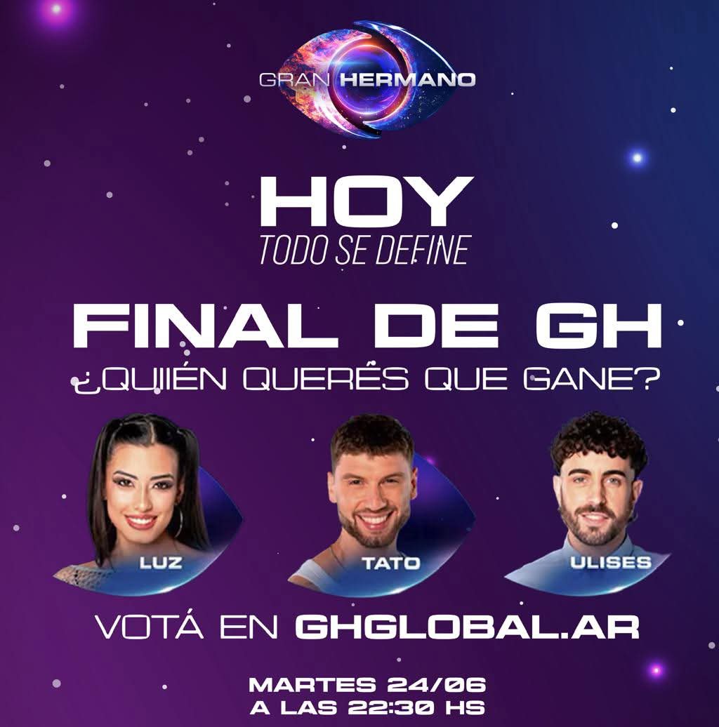 sแดสแด แดแดษดแด
แด (@sebaconde43) on Twitter photo LLEGO EL DรA HOY LA FINAL DE GRAN HERMANO YA HAY UN GANADOR QUIEN SERร #Luz ๐ฅถ #Tato ๐ฅถ #Ulises ๐ฅถ <a href="/SANTIAGODELMORO/">SANTIAGO DEL MORO</a> <a href="/lafasolo/">@๐น๐ฎ๐ณ๐ฎ๐๐ผ๐น๐ผ Locutora โกโก Claudita</a> <a href="/GranHermanoAr/">Gran Hermano</a> #LaFinalGH #GranHermano LLEGO EL DรA HOY LA FINAL DE GRAN HERMANO YA HAY UN GANADOR QUIEN SERร #Luz ๐ฅถ #Tato ๐ฅถ #Ulises ๐ฅถ <a href="/SANTIAGODELMORO/">SANTIAGO DEL MORO</a> <a href="/lafasolo/">@๐น๐ฎ๐ณ๐ฎ๐๐ผ๐น๐ผ Locutora โกโก Claudita</a> <a href="/GranHermanoAr/">Gran Hermano</a> #LaFinalGH #GranHermano