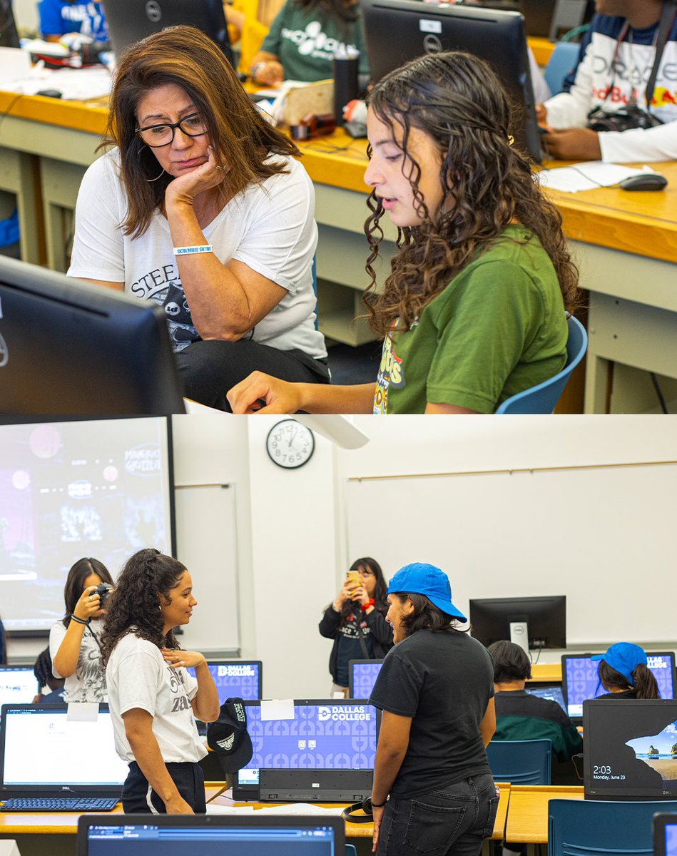 LET’S GO MAVS! 🏀 

Big thank you to the Dallas Mavericks for four years of incredible support for the Pasos All Stars Program! 💙🏀

This year, not only did they sponsor the program, but they also brought out their talented design team to inspire our students with advice.

#MFFL