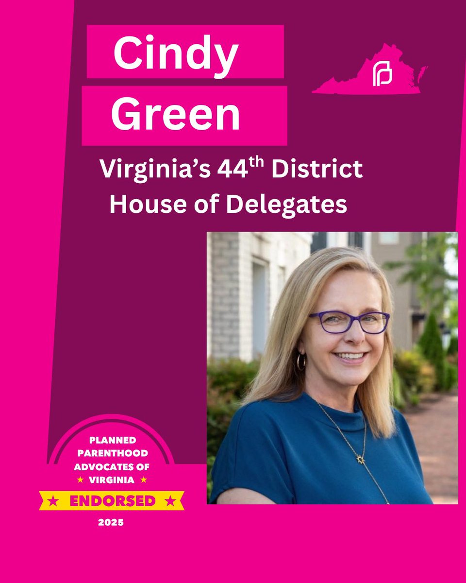 CindyGreenVA's tweet photo. Three years ago today, the Supreme Court overturned Roe v Wade.
When I am in Richmond, I’ll always protect the freedom of women to make personal healthcare decisions without interference from politicians.
Proud to receive the endorsement of Planned Parenthood
#PPAV
@PPAVirginia https://t.co/sIfwvRuj6N