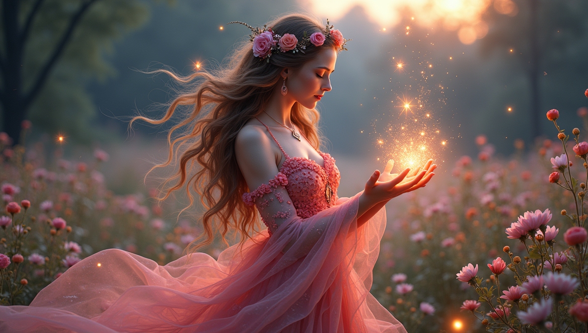 Flotal1ty's tweet photo. QT Your Floral Enchantress 🌺
🌸✨ The forest blooms with her presence. A Floral Enchantress wrapped in living petals and ancient magic. #FantasyArt #FloralEnchantress #AIArt #MagicInBloom https://t.co/YepkXOLbRY