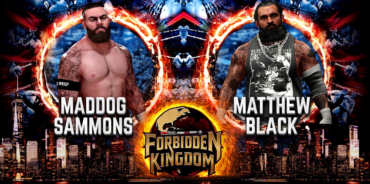 NAPW (@naprowrestling) on Twitter photo OFFICIAL
The Deathmatch LEGEND Matthew Black (<a href="/TheRebelMB/">Matthew Black</a>) representing <a href="/HavocPro2k/">HAVOC! Pro</a>, will take on the 'Black Sheep' of efed wrestling Maddog Sammons (<a href="/maddogsammons/">Mad Dog Sammons</a>) representing <a href="/ARKPRO_EFed/">ARKPRO</a>
Forbidden Kingdom | August 9th/10th | LIVE on YouTube OFFICIAL
The Deathmatch LEGEND Matthew Black (<a href="/TheRebelMB/">Matthew Black</a>) representing <a href="/HavocPro2k/">HAVOC! Pro</a>, will take on the 'Black Sheep' of efed wrestling Maddog Sammons (<a href="/maddogsammons/">Mad Dog Sammons</a>) representing <a href="/ARKPRO_EFed/">ARKPRO</a>
Forbidden Kingdom | August 9th/10th | LIVE on YouTube