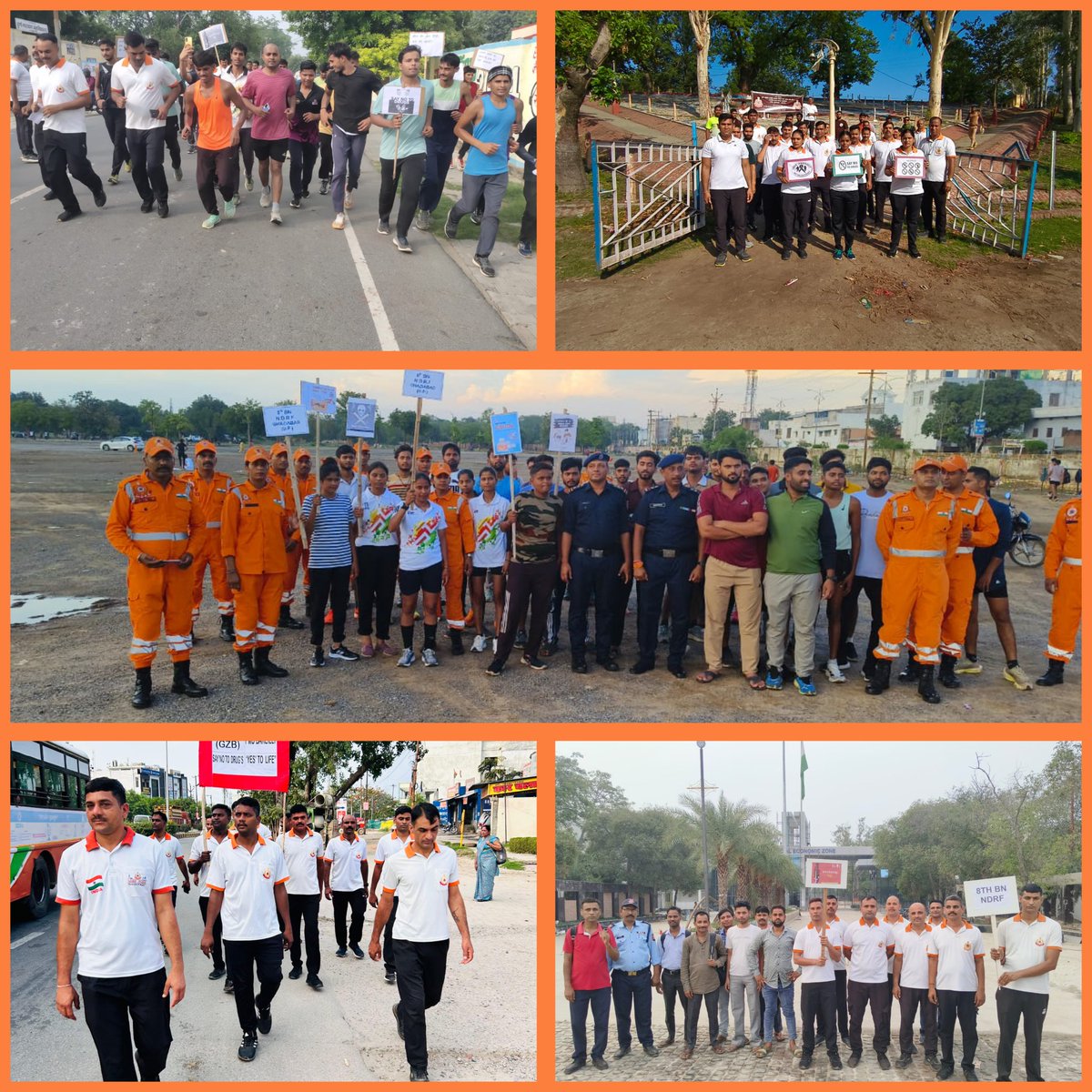8th NDRF Ghaziabad organized an Anti-Drugs Awareness Program &amp; Rally in its pre-monsoon deployment area, spreading the message of a drug-free society. United for a healthier, safer tomorrow! 🚫💊🚶‍♂️ #NDRF #AntiDrugs #SayNoToDrugs #AwarenessDrive