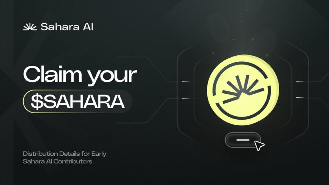 $SAHARA Airdrop Checker is Live

Check your eligibility:
knowledgedrop.saharaai.com

Claims go live tomorrow June 26, 12:00 UTC