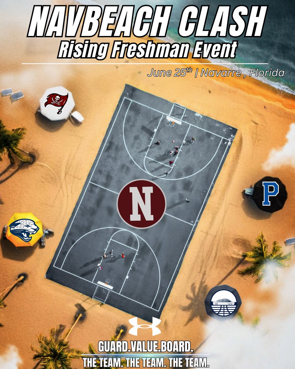Tomorrow we have our event for our Freshman. The first game tips off at 12pm between Pace and Gulf Breeze. 

The schedule for the Navarre Freshman is: 
12:50 vs Gulf Breeze 
2:30 vs Pace 
4:10 vs Central 

This event is free. We will not have a concession stand open.
#GVB