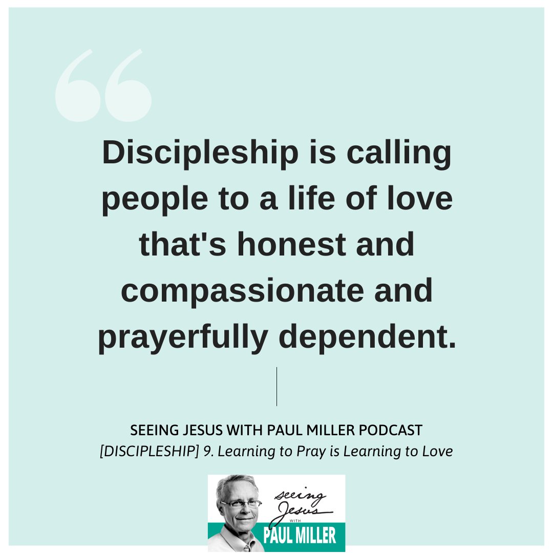 Discipleship is calling people to a life of love that's honest and compassionate and prayerfully dependent.

Paul and Liz continue this new series with Adam Barker, Director of A Praying Life.

Listen to our latest podcast: seejesus.net/blogs/podcast/…