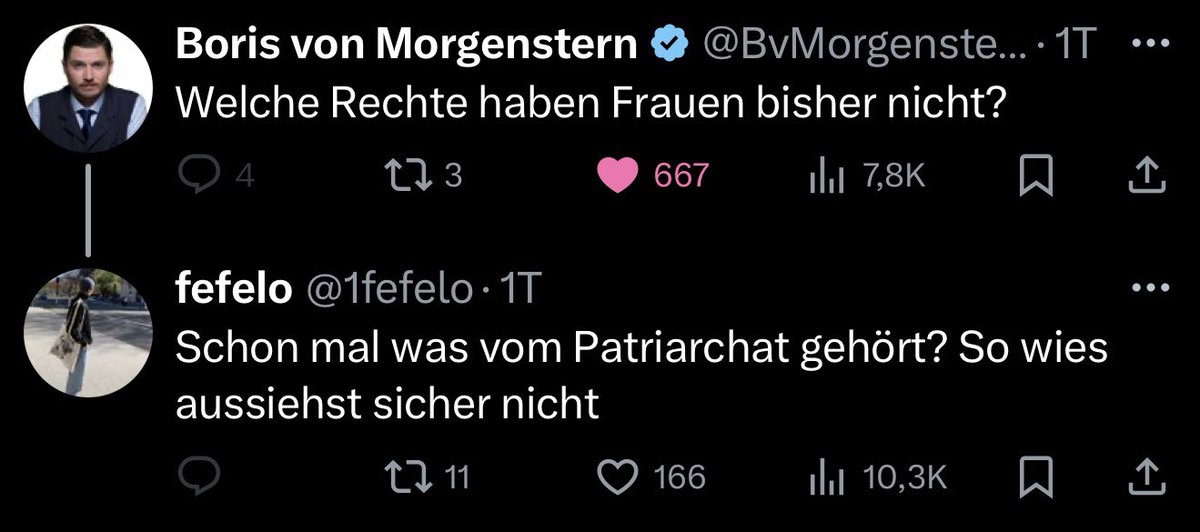 FileGiftFrosch's tweet image. Bro!!!
Das Patriarchat!!!
Schon mal gehört???