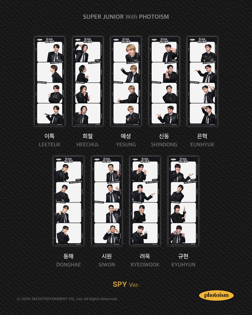 SUPERJUNIOR プロフィール写真 証明写真 全員分 証明写真機「Ki-Re-i」でプロフィール写真が撮影できる新サービスを