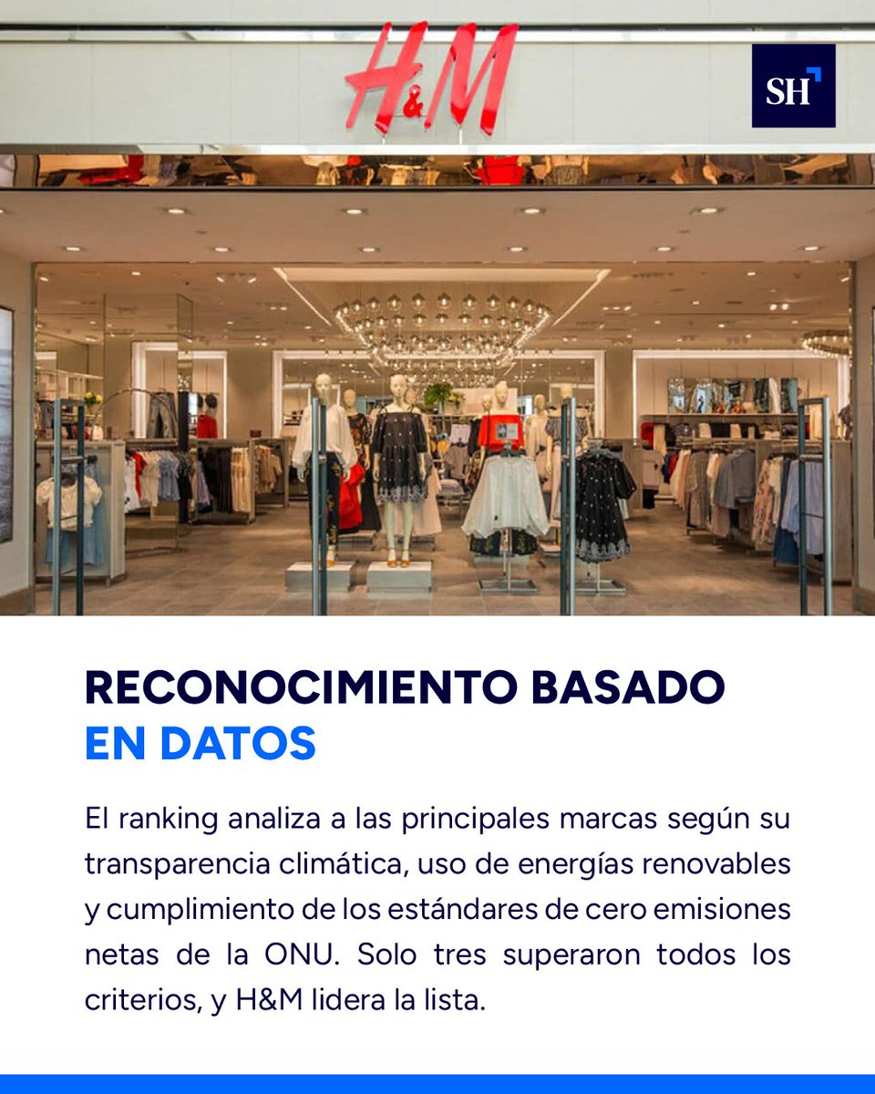 StakeholdersRS's tweet image. 📋Según el informe 2025 de la organización internacional Stand.earth, H&amp;amp;M encabeza el listado de sostenibilidad en moda por segundo año consecutivo.

#ModaSostenible #SostenibilidadEmpresarial #FastFashion #IndustriaTextil
