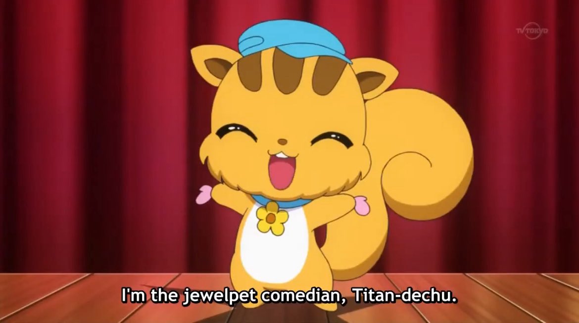 obdt_twt's tweet photo. #PowsJewelpetHappinessCommentaryTAKE1ANDAHALF #Jewelpet #JewelpetHappiness #Sanrio #Titana
I don’t like how the subtitles in this season call him “Titan” when N is like the one singular consonant in the JP alphabet. The A at the end of his name is there for a reason /nm https://t.co/qJitboklrT