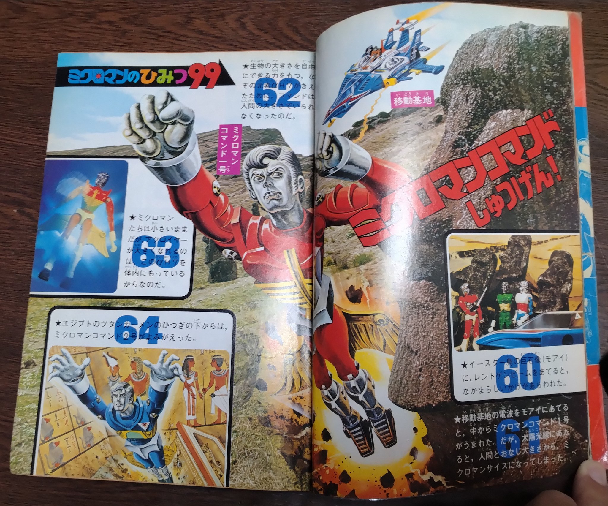 ミクロマンブック　別冊テレビマガジン　昭和52年 ミクロマン ブック／テレビマガジン別冊 」 - メルカリ