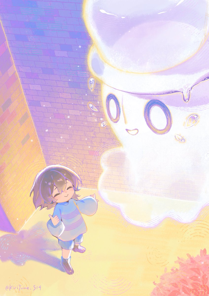 KiriYume_514's tweet image. Day 010
- Ghost Fight
#UNDERTALE
#100DayChallenge
#100日チャレンジ