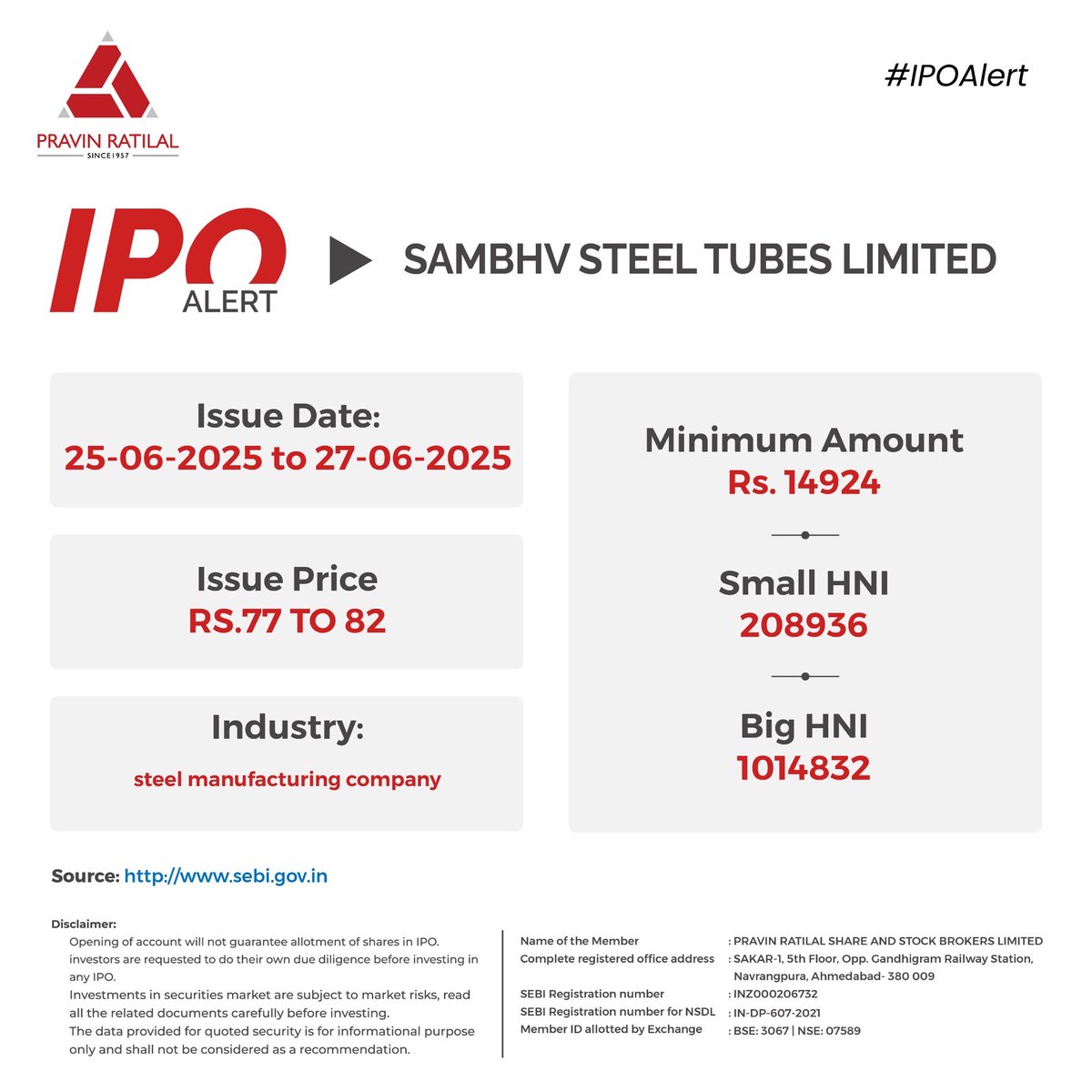 pravinratilal_'s tweet photo. #ipo #ipolive #prssb #pravinratilal #ipoalert https://t.co/nSnWfE9wIi