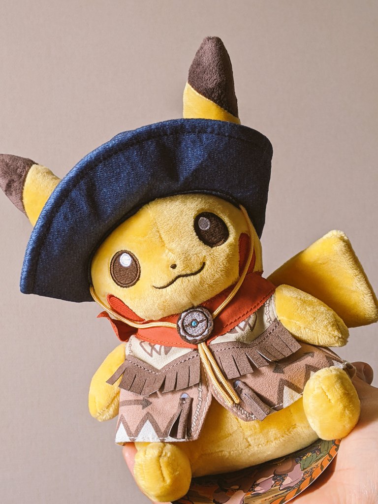 ポケモンセンターオンラインよりカウボーイハットのピカチュウを無事