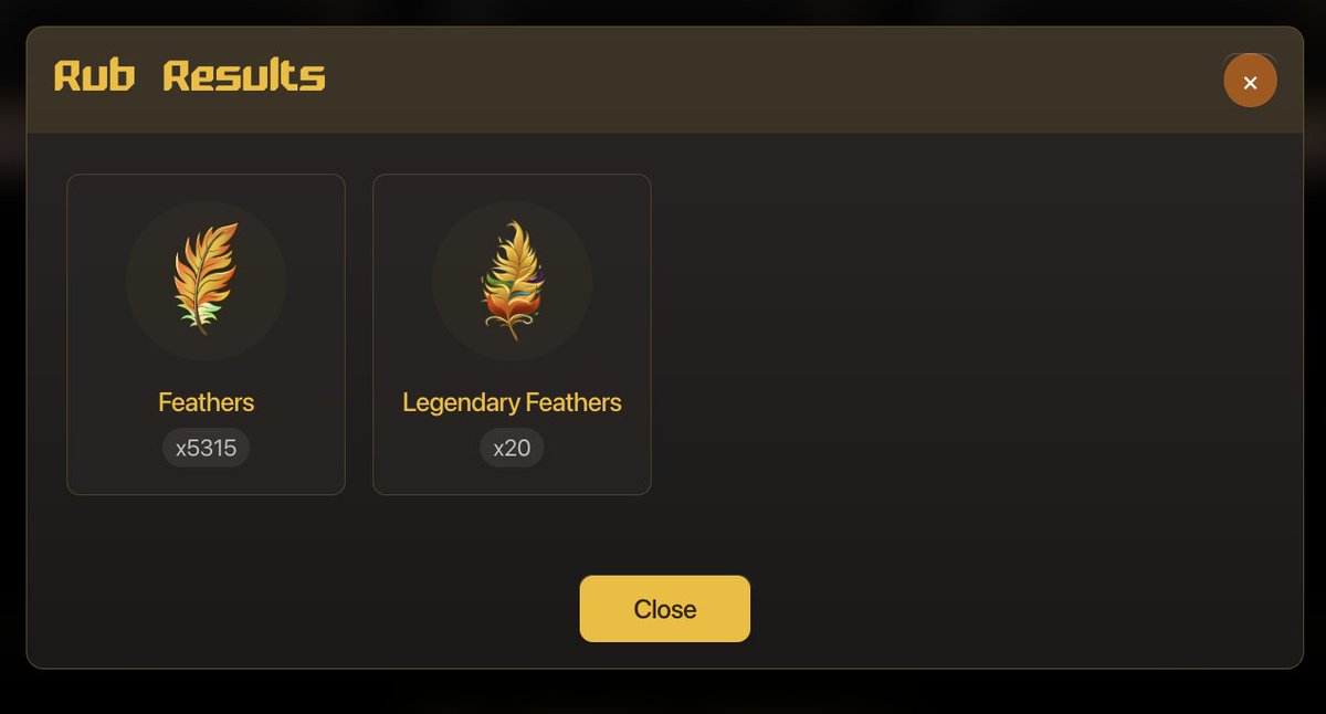 pos2.ron (@pos2only) on Twitter photo I’m receiving these daily from the Daily Rub aka soft-staking my <a href="/SabongSaga/">Sabong Saga</a> chickens.
They’re ERC-1155 tokens, used for crafting, breeding, and other ecosystem activities. The grails of the collection power the economy 🫡 I’m receiving these daily from the Daily Rub aka soft-staking my <a href="/SabongSaga/">Sabong Saga</a> chickens.
They’re ERC-1155 tokens, used for crafting, breeding, and other ecosystem activities. The grails of the collection power the economy 🫡