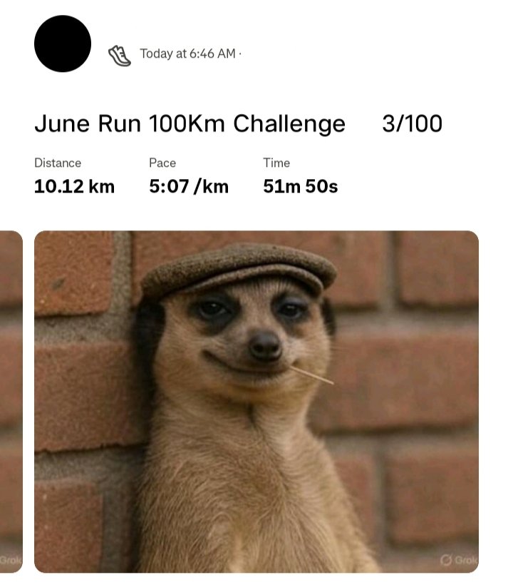 spana_Konki's tweet photo. Day 3️⃣
10KM ✅🧘🏾♂️
#RunWithSpana https://t.co/T6UmjojCvh