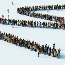 Aerial view of the Zionist’s queuing up to lie to the world - denying the depravity of genocide, hunger games &amp; murder in Gaza &amp; West Bank.

No limit to the lies they spread, no limit to the evil they spread around the world with support of the West.  
#FreePalestine