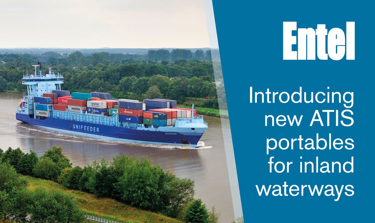 Entel’s expanding portfolio now includes ATIS variants of its ATEX models DT844 and DT944 as well as a brand new DX644/ATIS. ATIS is used on inland waterways in European countries to support the safe navigation of major rivers such as the Rhine and Danube.
ow.ly/P7Al50WfRRe
