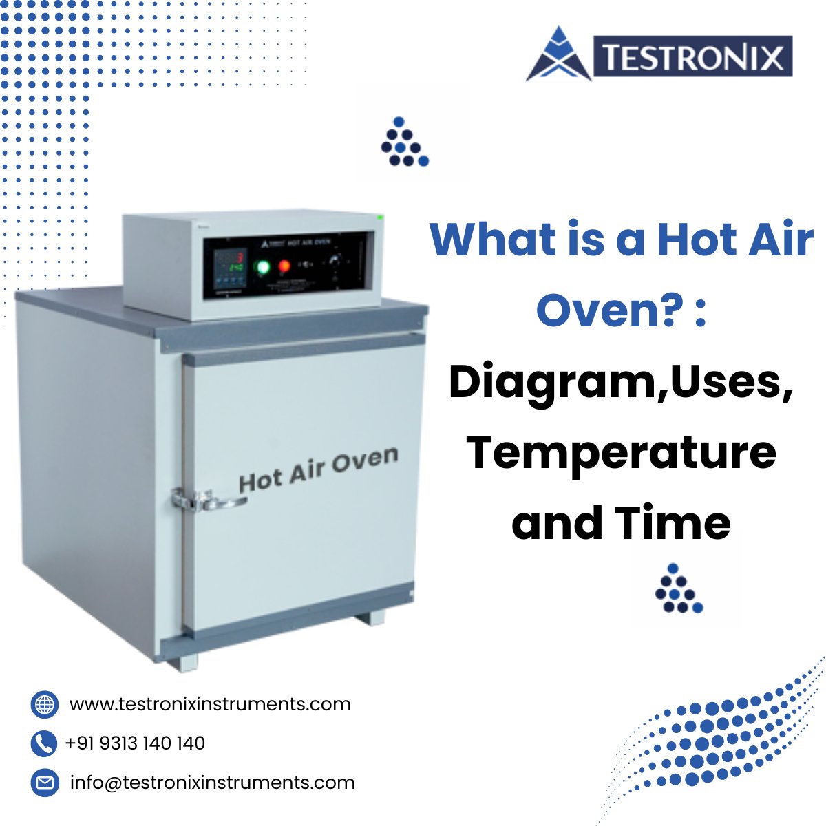 Testronixinc's tweet image. Hot Air Ovens: A Must-Have in Every Laboratory 🔬

At Testronix, we dive deep into their uses in our latest blog.

👉 Read here: testronixinstruments.com/blog/uses-of-h…

#testronixinstruments #laboratoryequipment #hotairoven #labtechnology #scientifictools