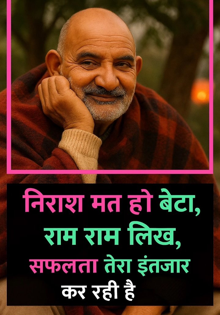 बड़े से बड़ा संकट टलेगा, जो एक बार "राम राम" लिखेगा