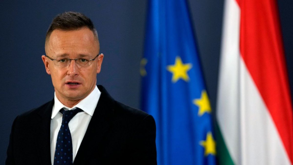Abuja_Today's tweet photo. Hungarian Foreign Minister stated at a meeting in the Netherlands that the final declaration of the NATO summit no longer includes the phrase about the "irreversibility" of Ukraine’s path to joining the alliance — a phrase that was present in last year's Washington summit statem https://t.co/GsDHk4Bc2W