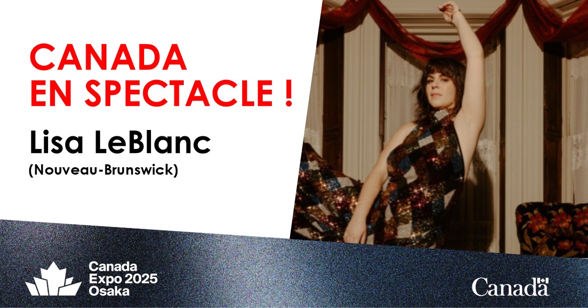Artiste en vedette à CANADA EN SPECTACLE !

Lisa LeBlanc

25 juin, 16h00 | #PavillonduCanada

26 juin, 13h30 | Pop-up Stage West

28 juin, 10h30 | Pop-up Stage South

29 juin, 19h30 | Pop-up Stage West

30 juin, 12h00 | #PavillonduCanada

1er juillet, 16h00 | #PavillonduCanada
