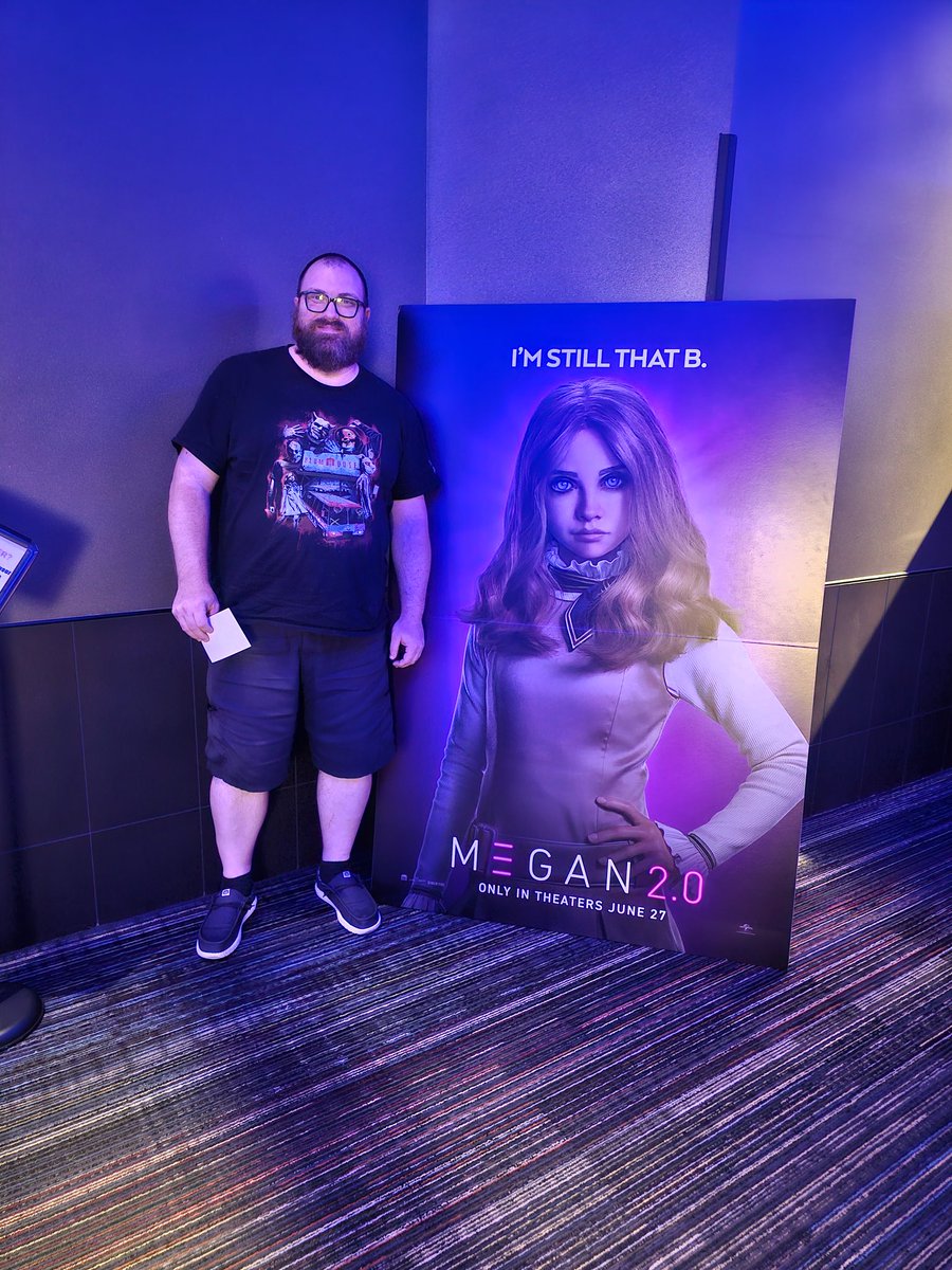 ScottWSnyderJr's tweet photo. M3GAN 2.0 was absolutely amazing! I highly recommend that everyone see this movie. Thank you to Blumhouse for hooking me up. #M3GAN2 #Blumhouse https://t.co/pv3uvaEA66