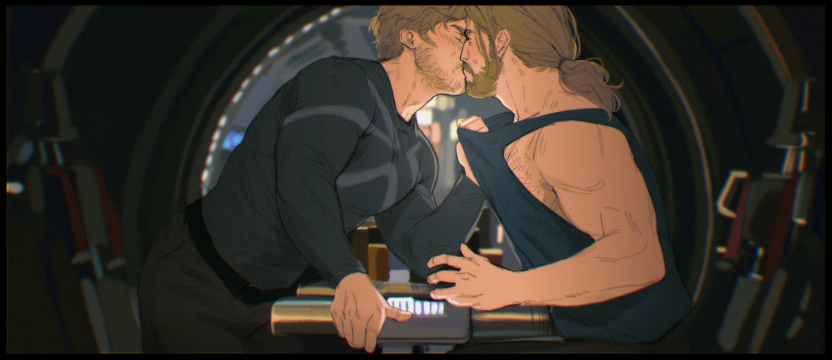 limachan_art's tweet image. can't believe they actually kissed in love and thunder
#thorquill