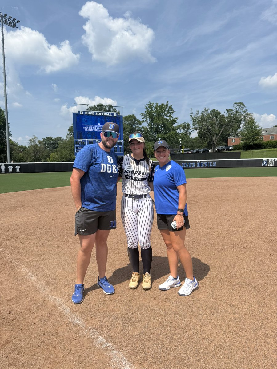 I had an absolute blast at the Duke camp these past two days. Thank you coaches and players for such a good time! Can’t wait to be back in August! <a href="/DukeCoachYoung/">Marissa Young</a> <a href="/CoachTaylor_W/">Taylor Wike</a> <a href="/oliviaadyan/">“Coach Liv” Olivia Watkins</a> <a href="/nicoleeschaffer/">Nicole Schaffer</a> <a href="/Vascrappers/">Va Scrappers</a>