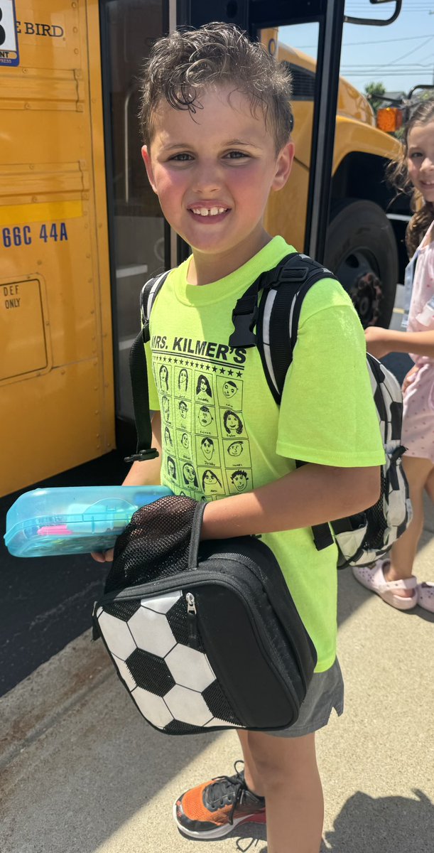 How lucky I am to have something that makes saying goodbye so hard…. ✌🏻out second grade! #loveyou #summer #fricano #letsdoitagain