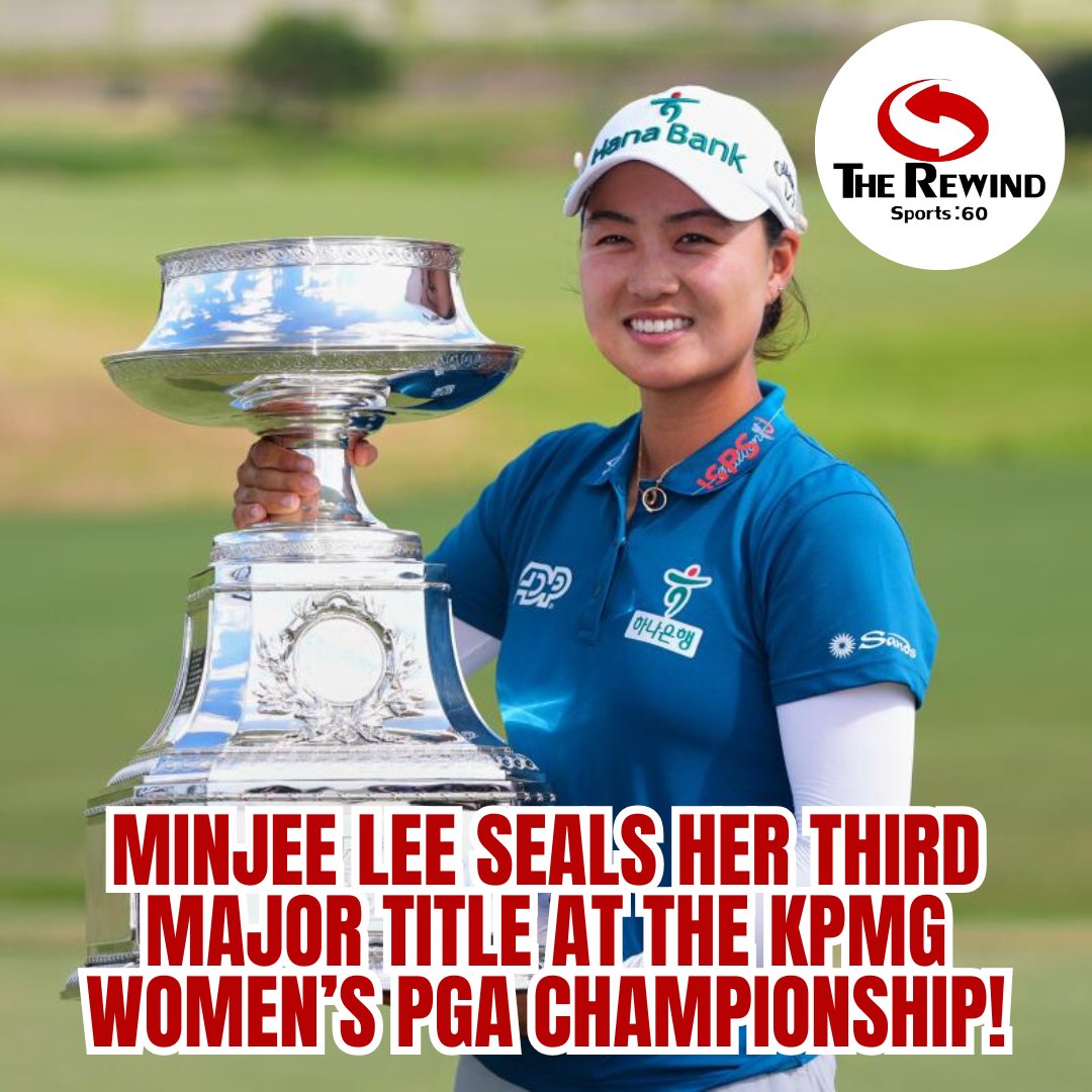 1realjerryriles's tweet image. 🏆 Minjee Lee seals her third major title at the KPMG Women’s PGA Championship!

Despite nerves and tough winds, Lee stayed composed and closed with a 2-over 74 to win by 3 strokes, becoming just the third Australian woman to claim 3 major wins. 🇦🇺⛳

#MinjeeLee  #LPGA #TRS60