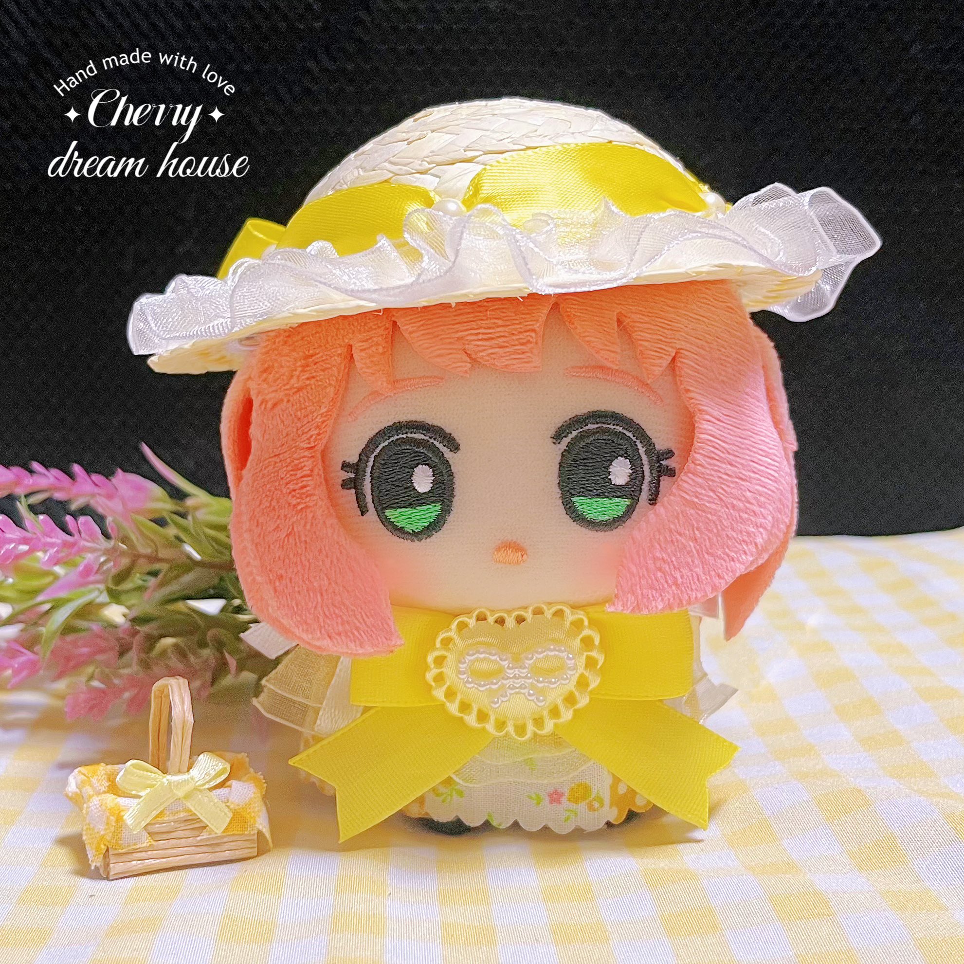 BabyThree花のコスチュームぬいぐるみセット(ひまわりと桜の花) 送料込】 BabyThree花のコスチュームぬいぐるみセット(ひまわり