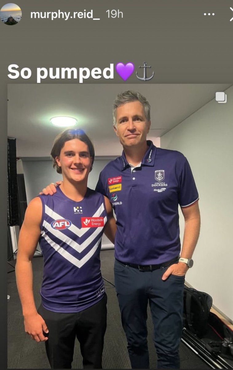 Caro218_'s tweet photo. Congratulations Fremantle. Good job. ๐๐
#foreverfreo #risingstar #murphyreid https://t.co/fQ6wHxaTkN
