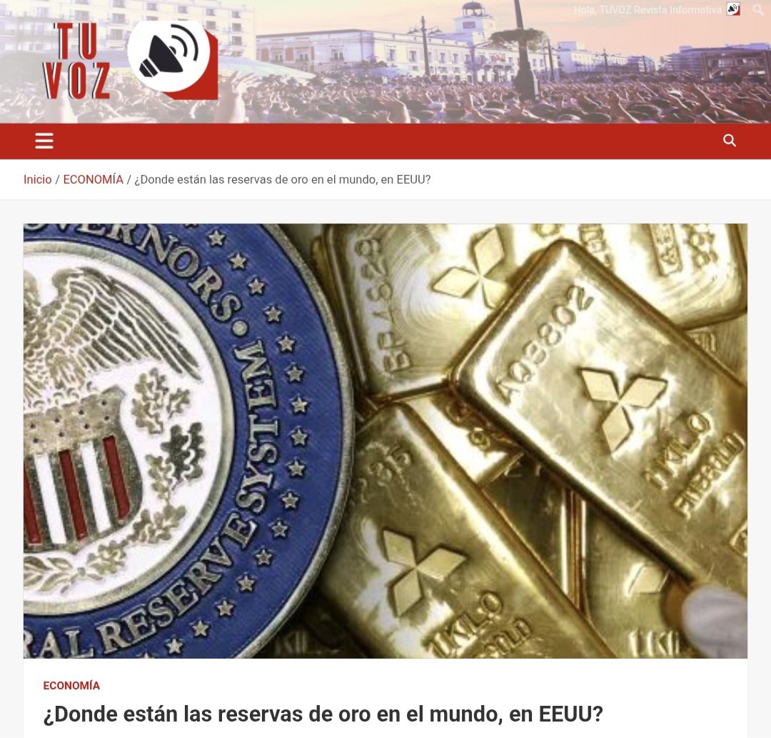 DiasporaEspa's tweet photo. ¿Donde están las #reservasoro en el mundo, en #EEUU?
Cuando el gran público piensa en reservas de oro de los países la imagen suele ser grandes cámaras acorazadas cargadas de #lingotes en el mismo #BancoCentral. Sin #embargo, aunque esto es en parte cierto, buena parte de los activos de este metal de #paíseseuropeos se encuentran en #NuevaYork.
https://t.co/GuwK6KAWLr
