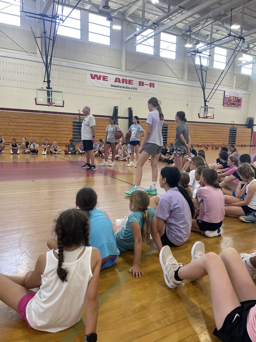 Day 1 of Elite Basketball Camp is in the books! Thank you to <a href="/CoachClarkakaCC/">Bob Clark</a> as always for being our guest speaker…Day 2 tomorrow—hydrate and get some rest! #OneTeamOneFamily