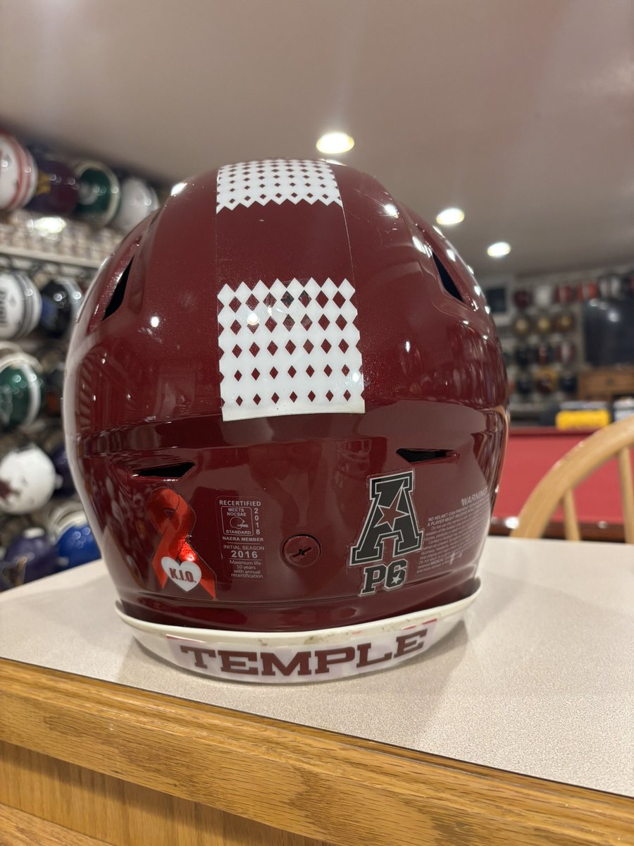 Jerry Quickel (@jerryquickel) on Twitter photo โผ๏ธNew Lidโผ๏ธUpgrade- Temple Owls ๐ฆ! <a href="/Temple_FB/">Temple Football</a> plays <a href="/FBSFootball/">College Football</a> out of <a href="/AmericanConf/">American Conference</a> in Philadelphia PA! Love this lid! This is helmet #620 of my collection! #TempleTuff Home of the Great <a href="/PaulPalmer_6/">Paul BooBoo Palmer (blue check)</a> led college football in rushing in 1986 and former Chief! <a href="/CFBHome/">CFB Home</a> โผ๏ธNew Lidโผ๏ธUpgrade- Temple Owls ๐ฆ! <a href="/Temple_FB/">Temple Football</a> plays <a href="/FBSFootball/">College Football</a> out of <a href="/AmericanConf/">American Conference</a> in Philadelphia PA! Love this lid! This is helmet #620 of my collection! #TempleTuff Home of the Great <a href="/PaulPalmer_6/">Paul BooBoo Palmer (blue check)</a> led college football in rushing in 1986 and former Chief! <a href="/CFBHome/">CFB Home</a>