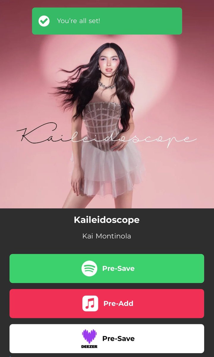 CertKap's tweet image. Hay naku, she's finally in her self love era! 

🔗 Pre-save _*"Kaileidoscope"*_ here: orcd.co/Kaileidoscope 

#Kaileidoscope #KaiMontinola #StarPopPH