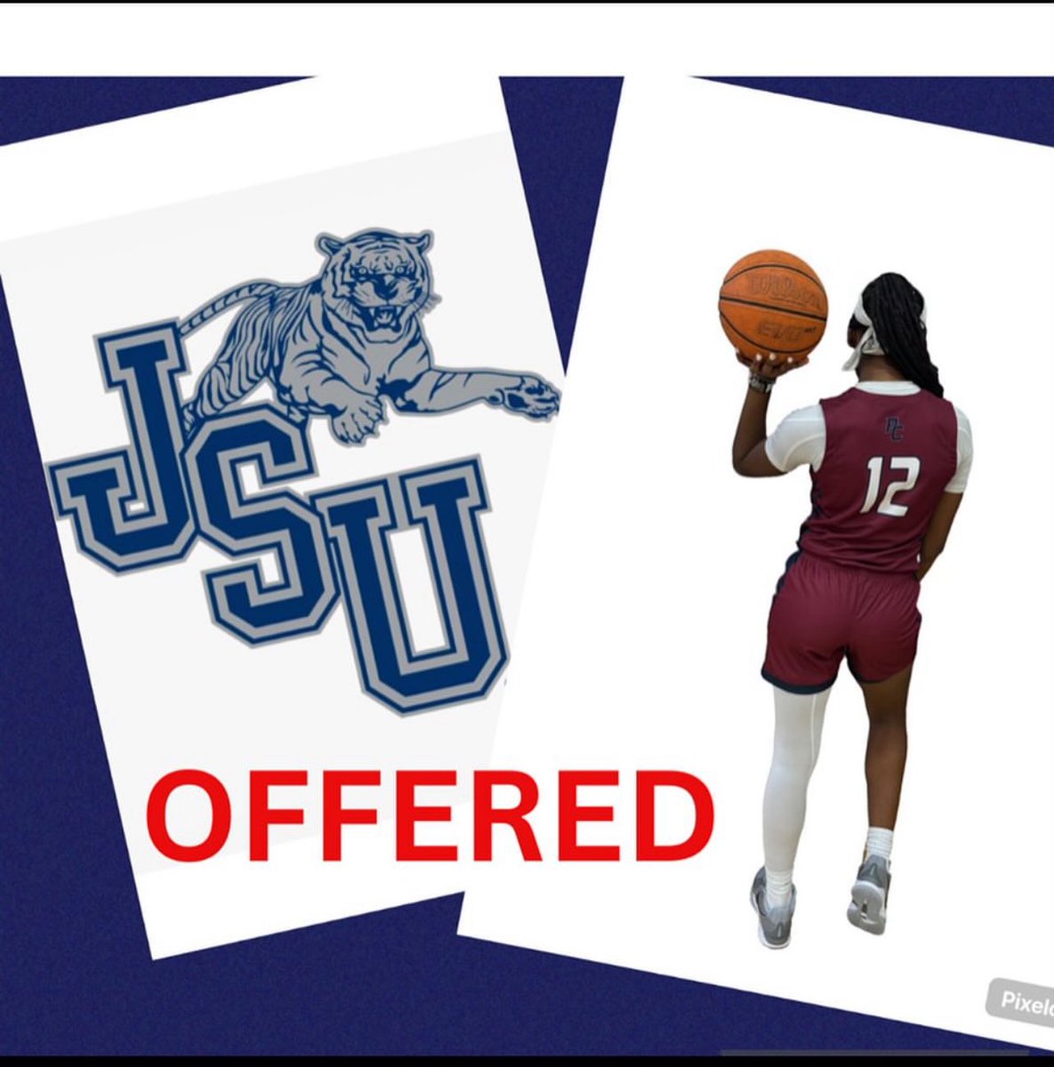 Beyond blessed and thankful to receive an offer from Jackson State University