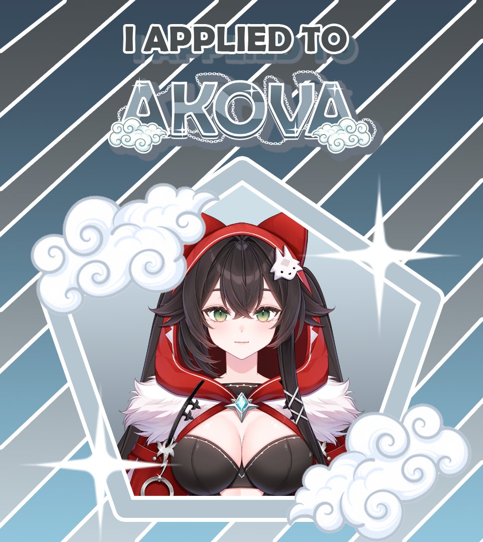 ApriTheMenace's tweet photo. I Applied to AKOVA!~
- 
(Ya Ik im the owner but I STILL APPLIED!)

OFFICIAL APPLICATION LAUNCH TOMORROW!

@AKOVAOfficial https://t.co/lokephyToj