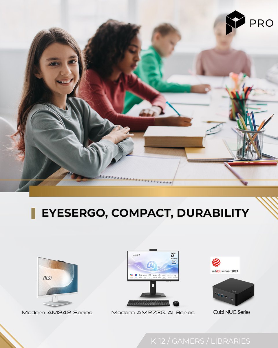 Technology that Works Where You Do✨
Meet MSI solutions designed to help industries do more—now and moving forward.

Enabling Progress: l8r.it/MqOD

#MSIB2B #msiPRObusiness