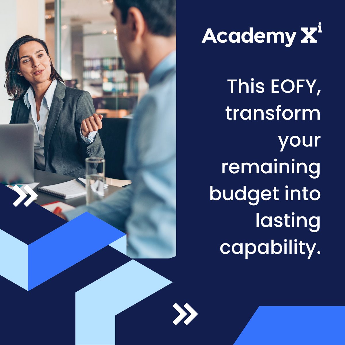 What if your smartest #EOFY spend wasn’t a write-off…but a transformation?
Now’s the time to reinvest in skills that future-proof your team &amp; drive real impact.
📈 Make your EOFY spend matter with Academy Xi.
#LearningAndDevelopment #FutureSkills #ProfessionalGrowth