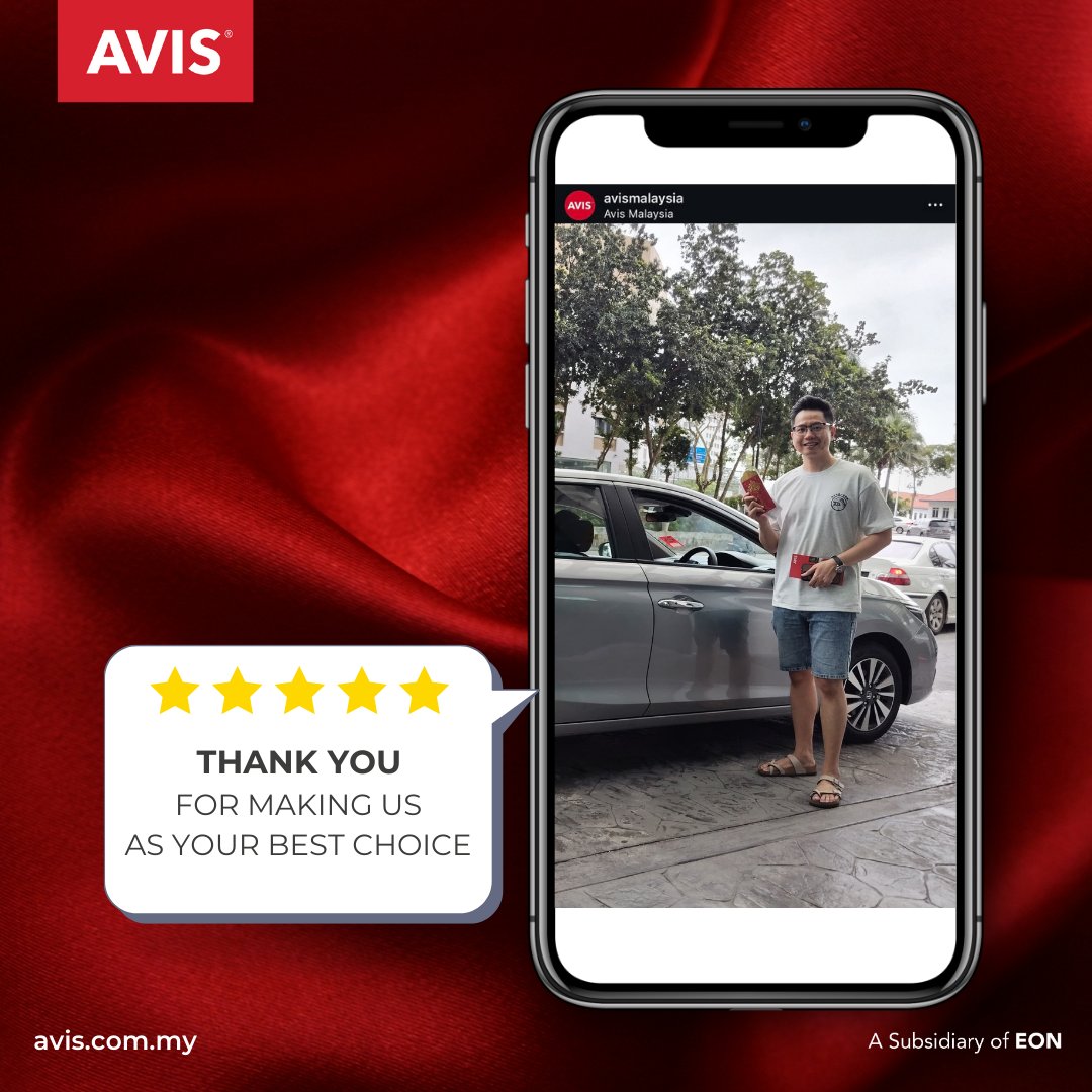 AvisMalaysia's tweet image. We go the extra mile because you do too. Thank you for trusting Avis.

Book now, pay later:
🌐 avis.com.my | 📧 sales@avis.com.my

#DrivenByTrust #AvisMalaysia #CustomerSupport