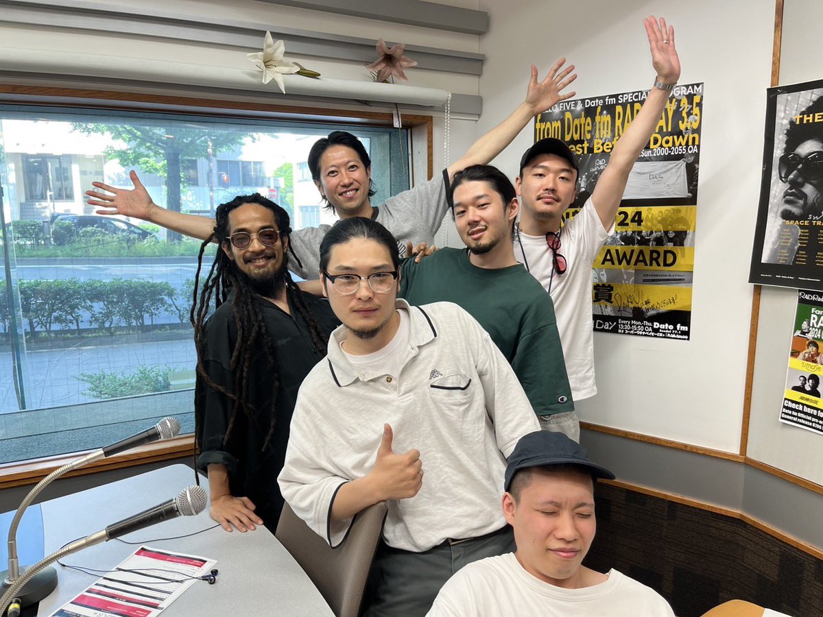 RAD GUEST振り返り📻
スタジオ生出演❤️‍🔥

S.A.R. <a href="/SARofficial311/">S.A.R.</a> 
メンバー５人で登場‼︎

ライブイベント「Flying flags vol.14」
出演前日にやって来てくれました！！

メジャー1st EP 「202」についても
お話ししてます📻

またスタジオでお待ちしてます👍
#datefm